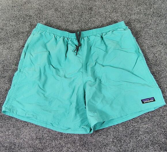 Patagonia Other - Patagonia Baggies Shorts Mens L Teal Lined 4" Nylon Hybrid Lightweight 57021 EUC